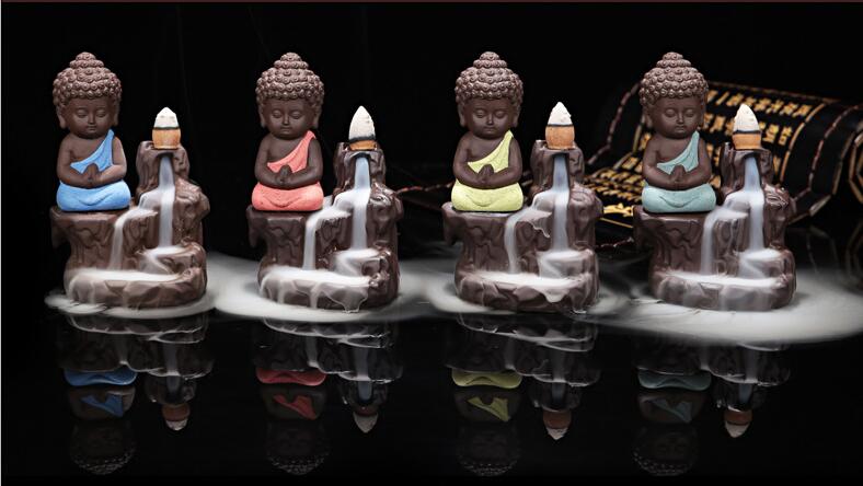 Little Monk Backflow Incense Burner