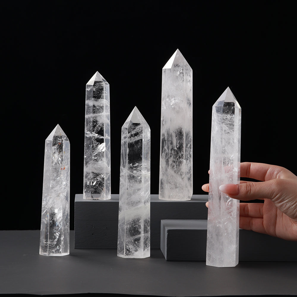 Clear Quartz Crystal Point - Various Sizes