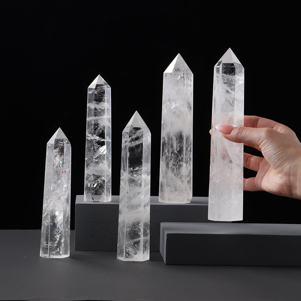 Clear Quartz Crystal Point - Various Sizes