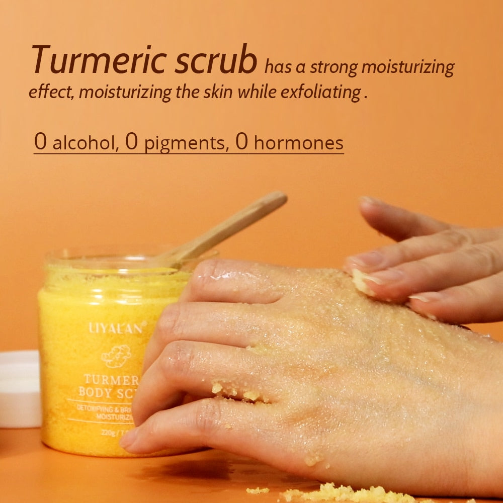 Turmeric Brightening and Moisturising Face and Body Scrub